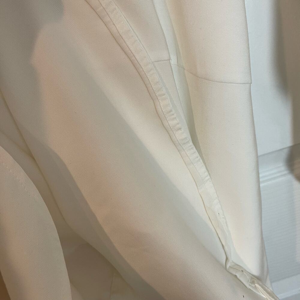 NONCHALANT Lable Dafne Tie Front Dress Off White Women's Size S NWT - Picture 10 of 10